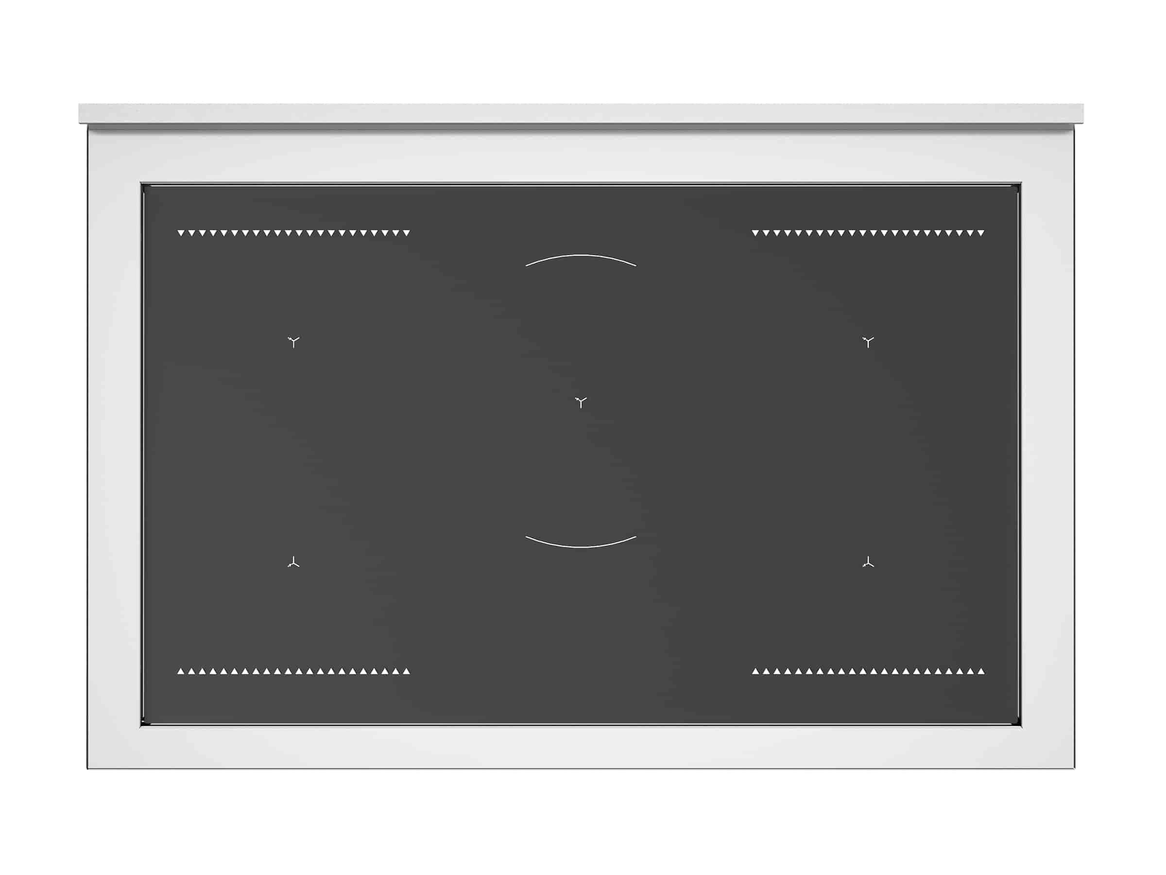 Bertazzoni Heritage-serien HER95I1EXT, Induktionsspis 90 cm, 5 Zoner, Enkelugn, rostfri