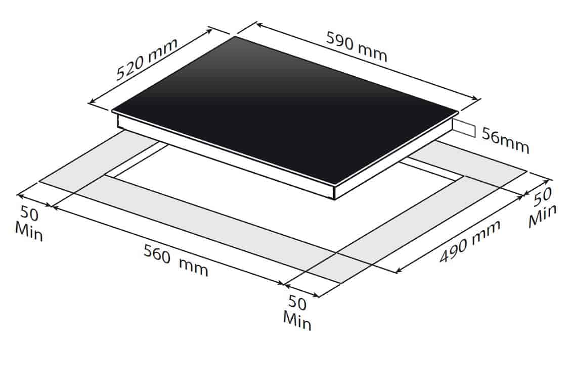 Eico induktionshäll, VIH 1060 P