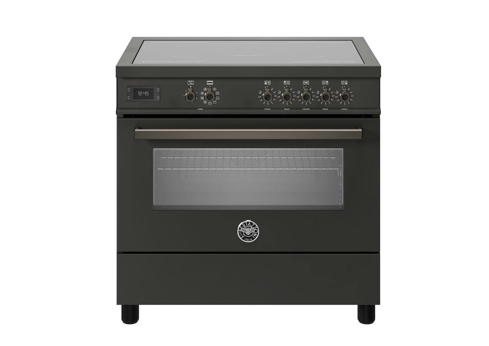 Bertazzoni Professional, Spis 90x60 1 Ugn, Carbonio